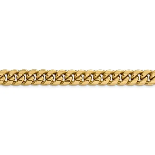 14k Yellow Gold 9.3mm Miami Cuban Link Bracelet Anklet Choker Necklace Pendant Chain