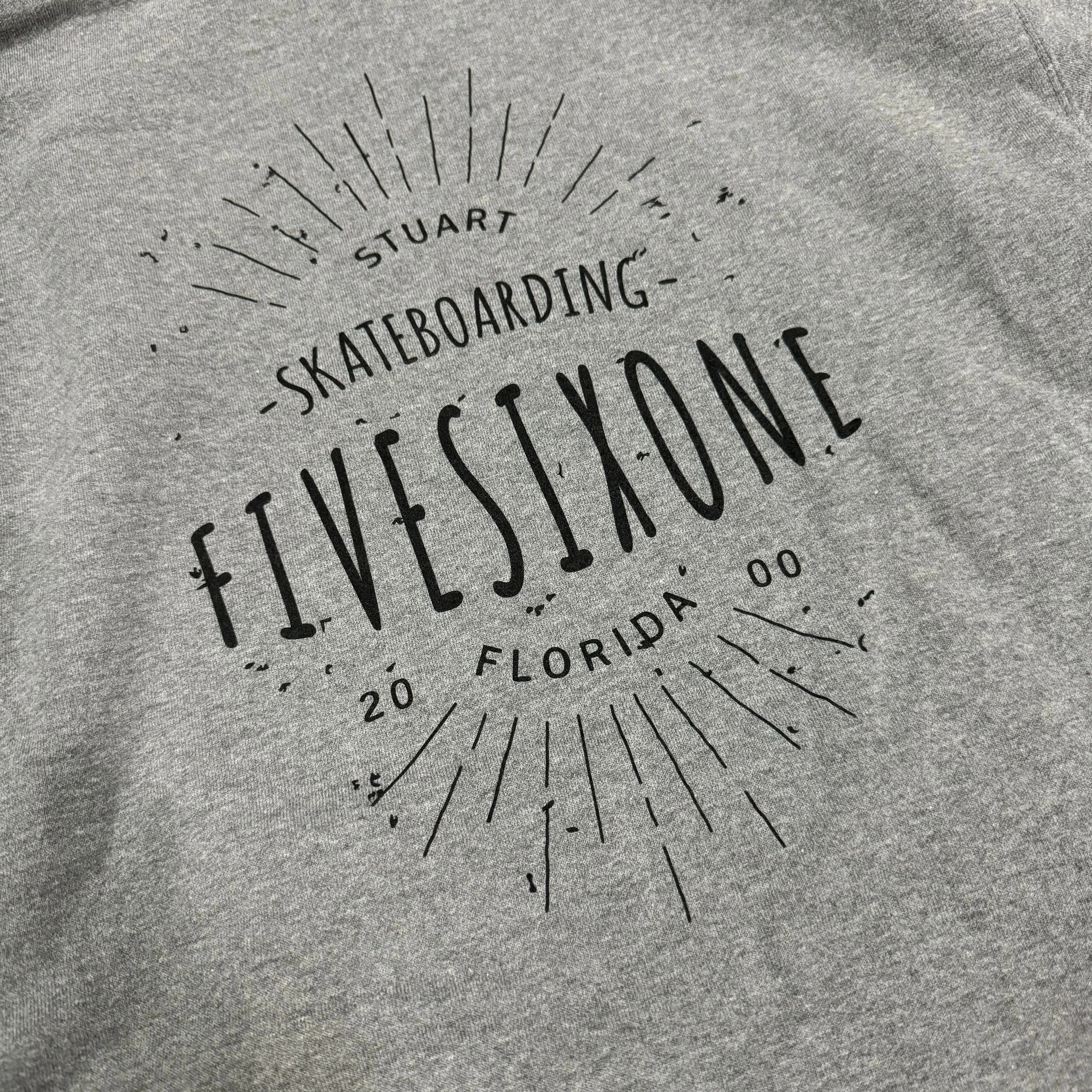 561 Sweatshirt Hoodie Badge Heather Grey/Black