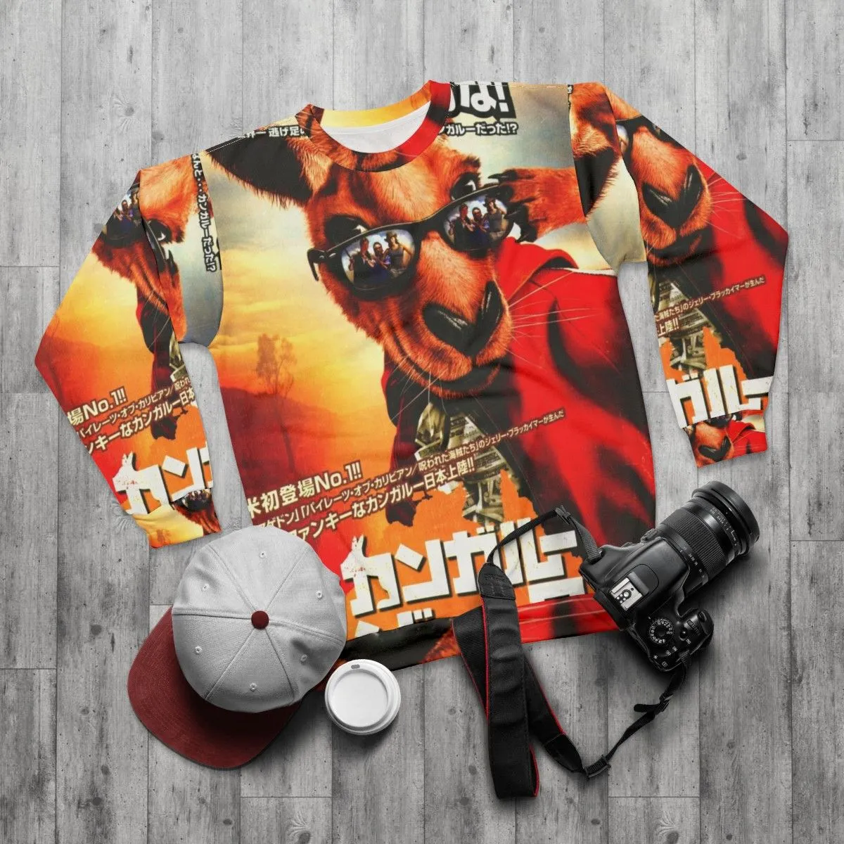 90s Retro Japanese Kangaroo Jack Sweatshirt