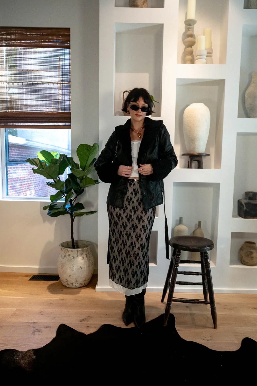 A Touch Of Faux Leather Jacket