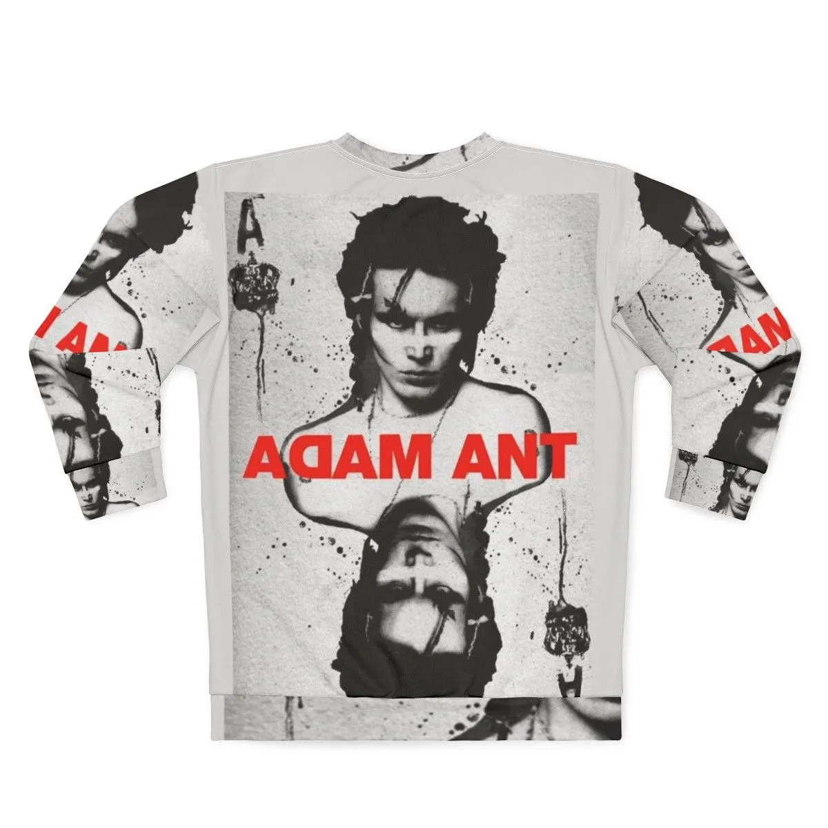 Adam Ant Playing Card Punk Rock Sweatshirt