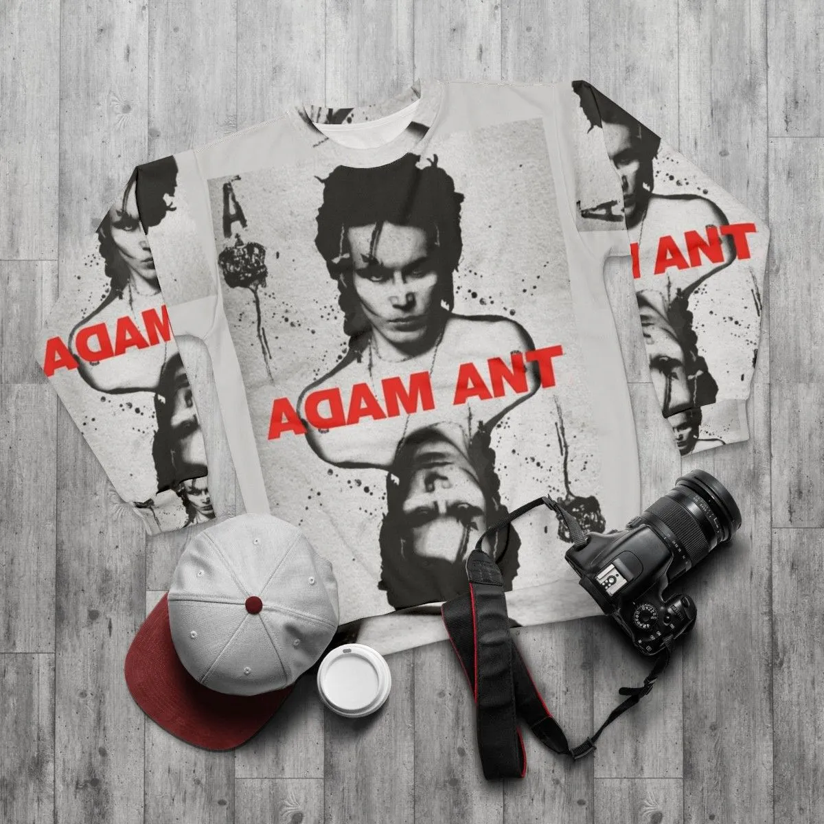 Adam Ant Playing Card Punk Rock Sweatshirt