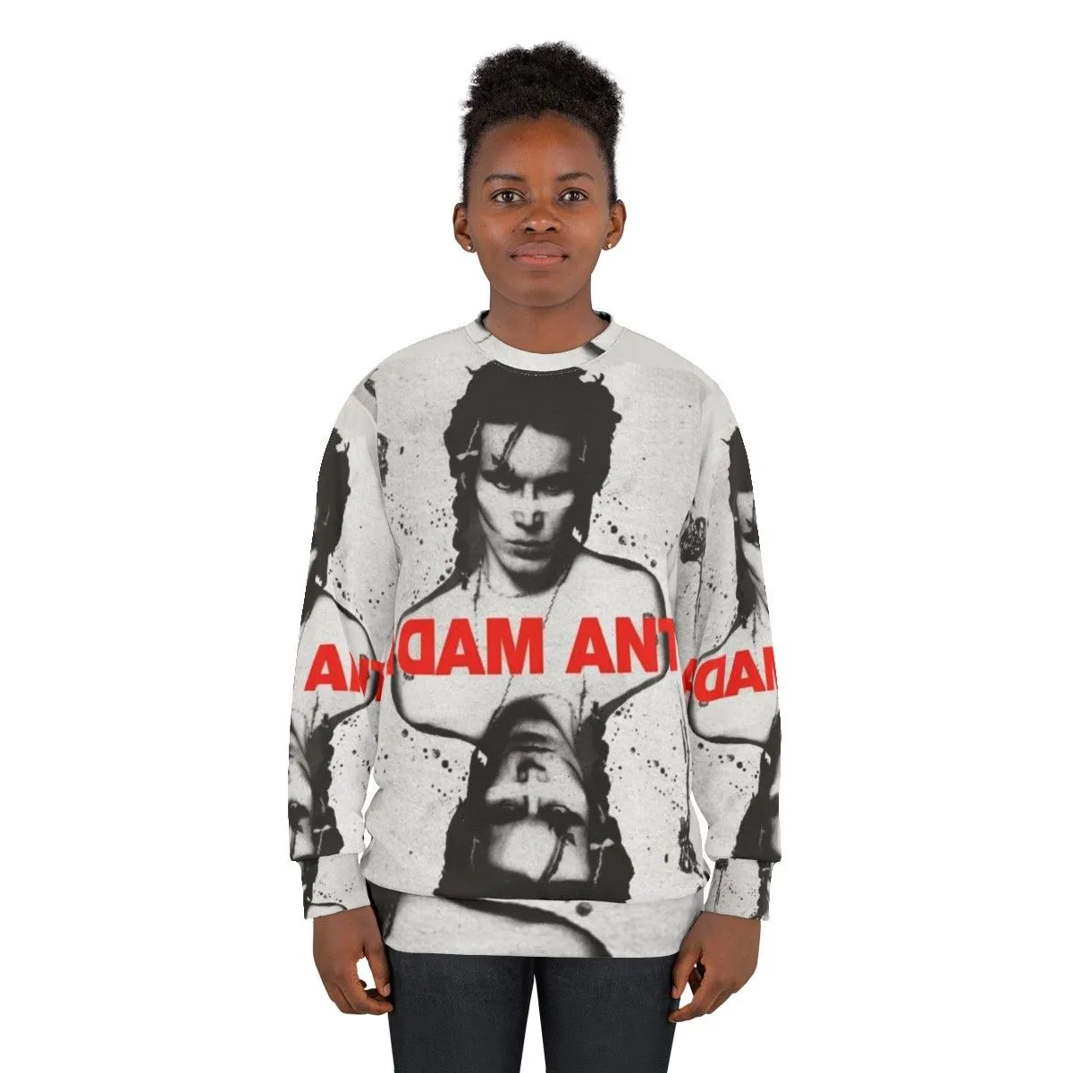 Adam Ant Playing Card Punk Rock Sweatshirt