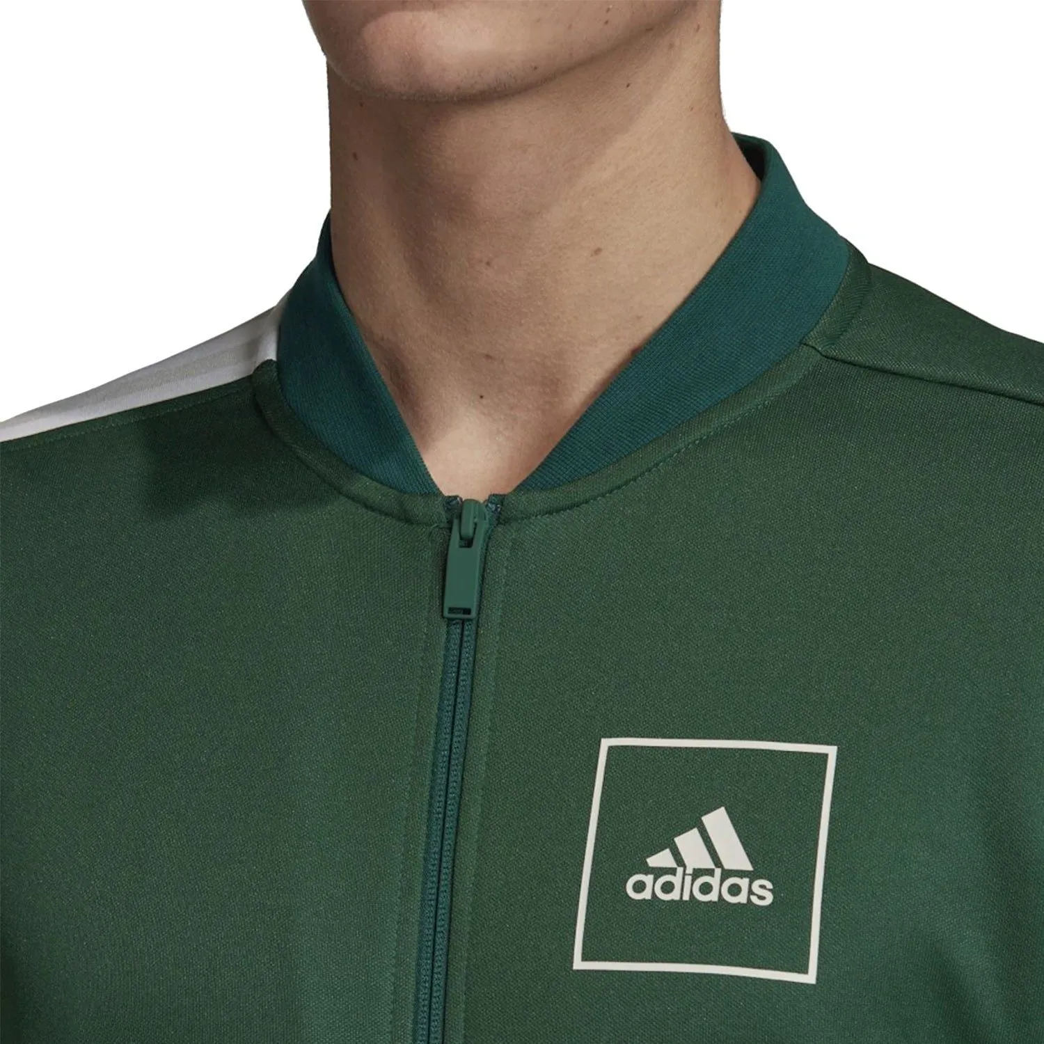 adidas Piqué Track Top Jacket - Green