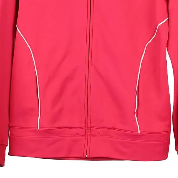 Adidas Track Jacket - Medium Pink Polyester Blend
