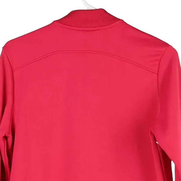 Adidas Track Jacket - Medium Pink Polyester Blend