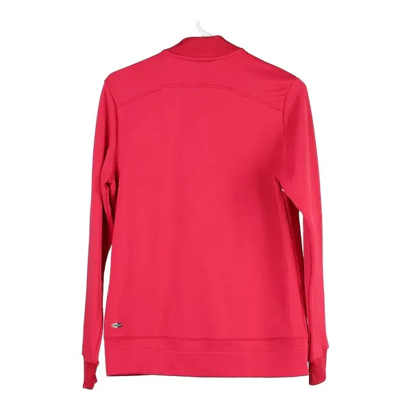 Adidas Track Jacket - Medium Pink Polyester Blend