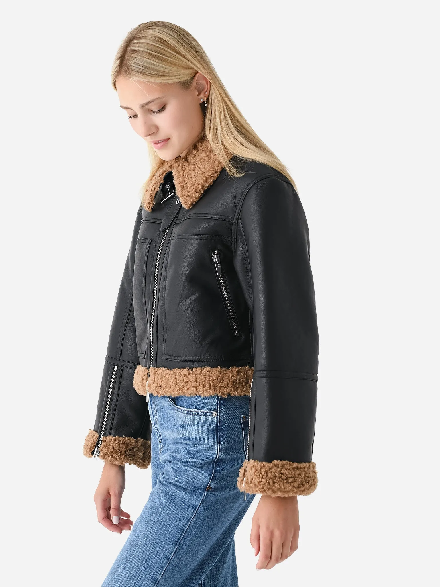 ALC Women's Aspen Faux Leather Jacket