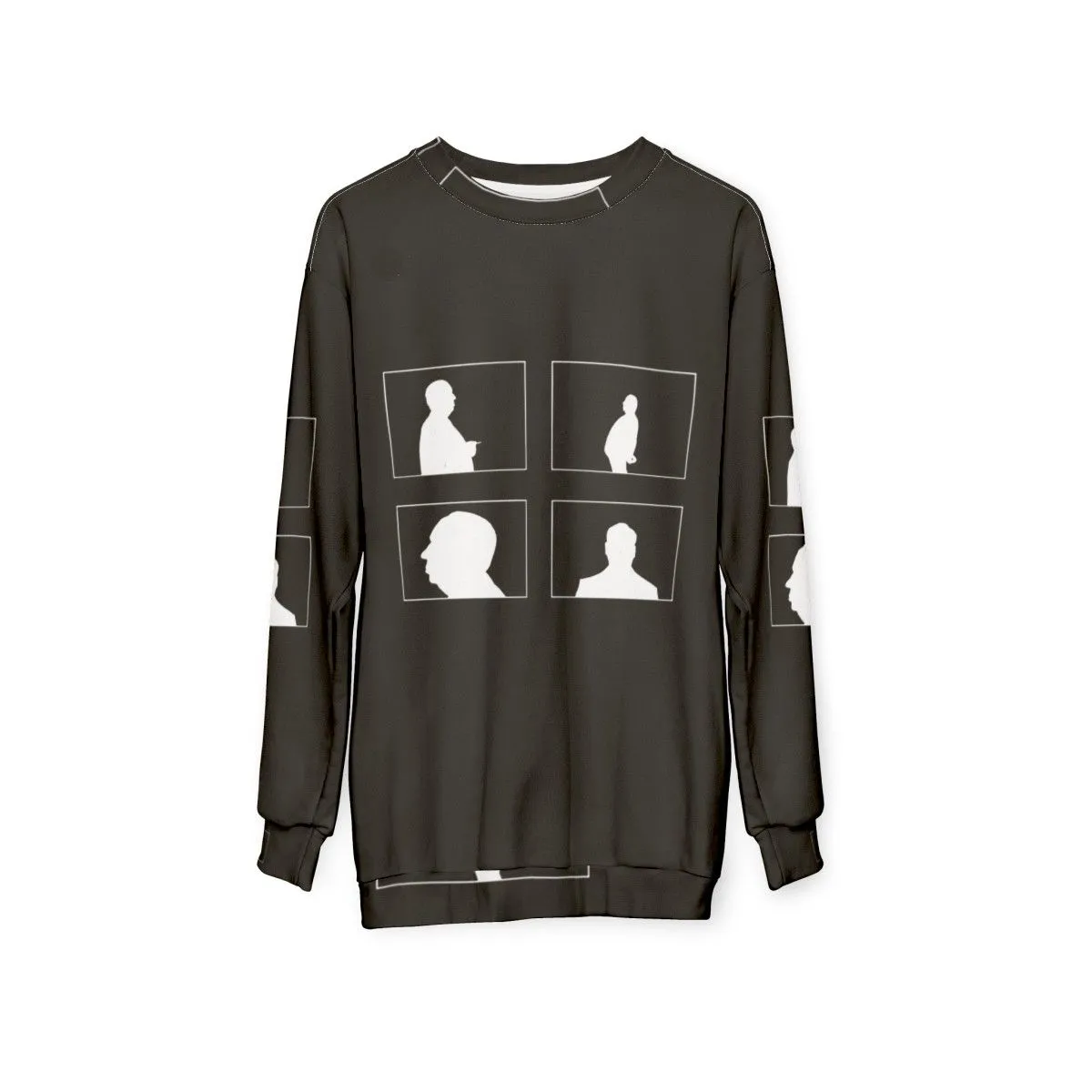 Alfred Hitchcock Shadows Sweatshirt - Iconic Fan Art