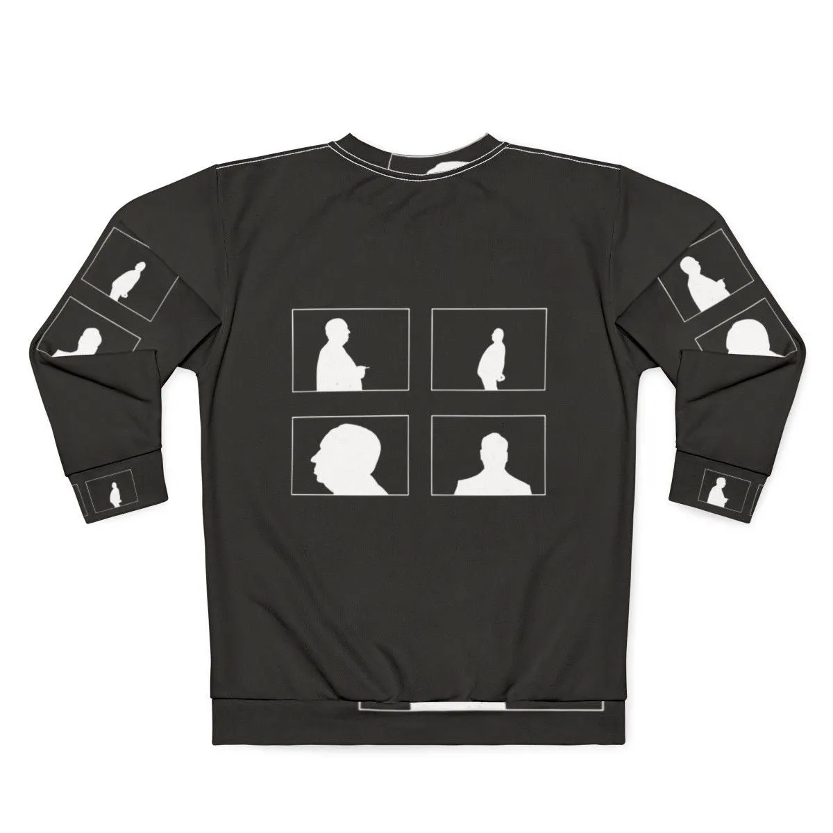 Alfred Hitchcock Shadows Sweatshirt - Iconic Fan Art