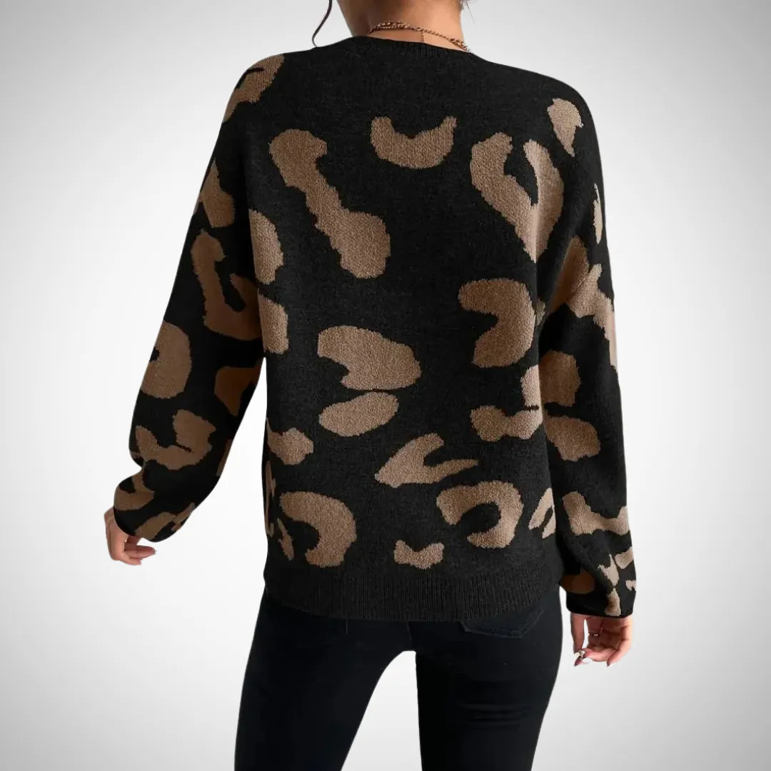 Alice Animal Print Sweater