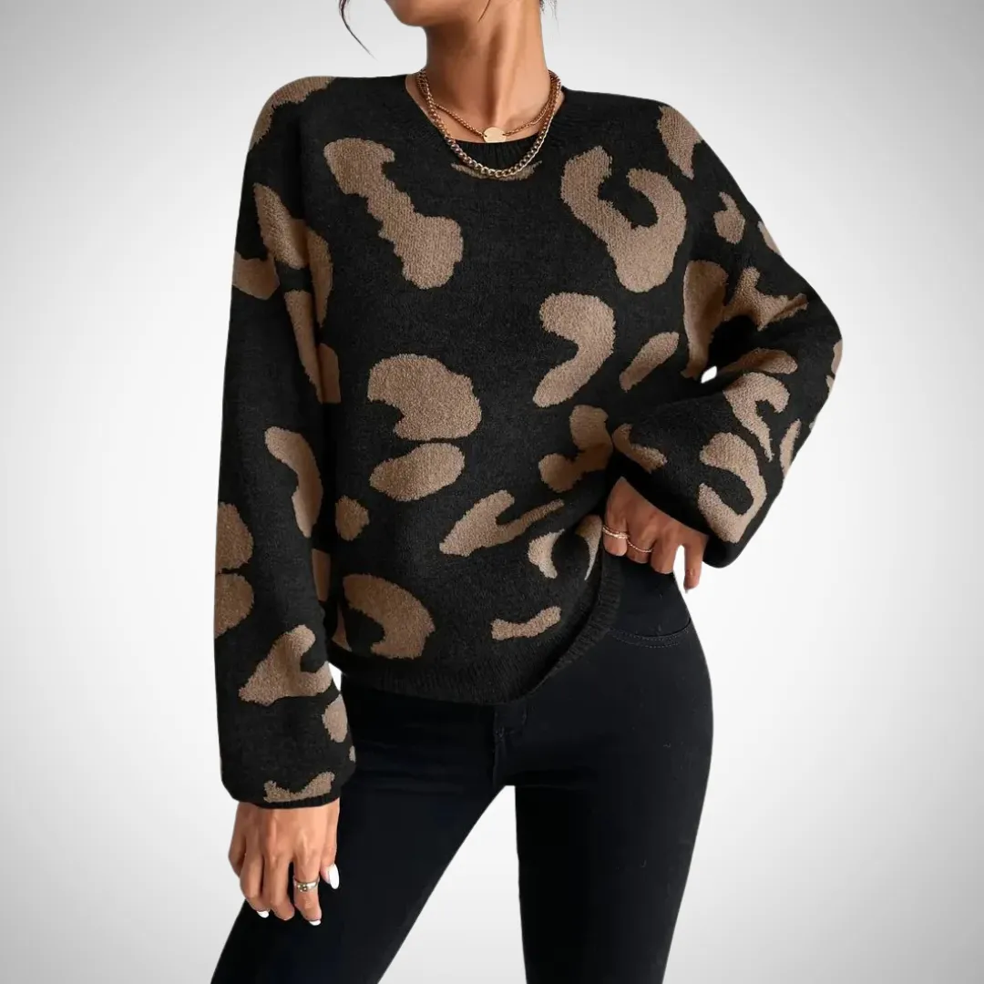 Alice Animal Print Sweater