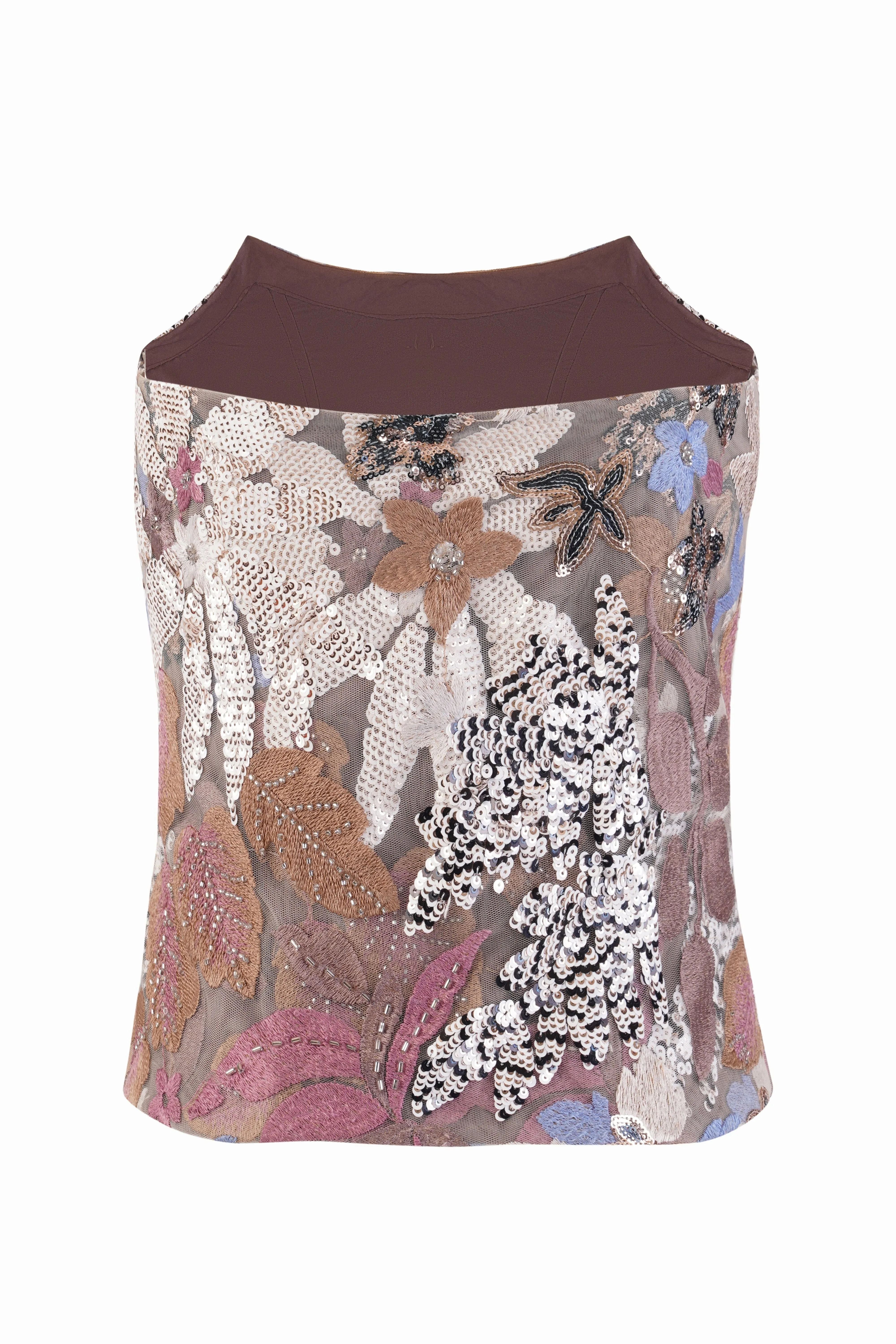 Amber Texture Corset Top and Skirt Co-ord Set