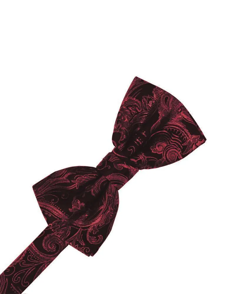 Apple Tapestry Kids Bow Tie
