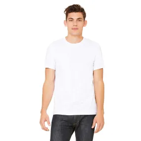 Bella   Canvas Unisex White Made in the USA Jersey Short-Sleeve T-Shirt