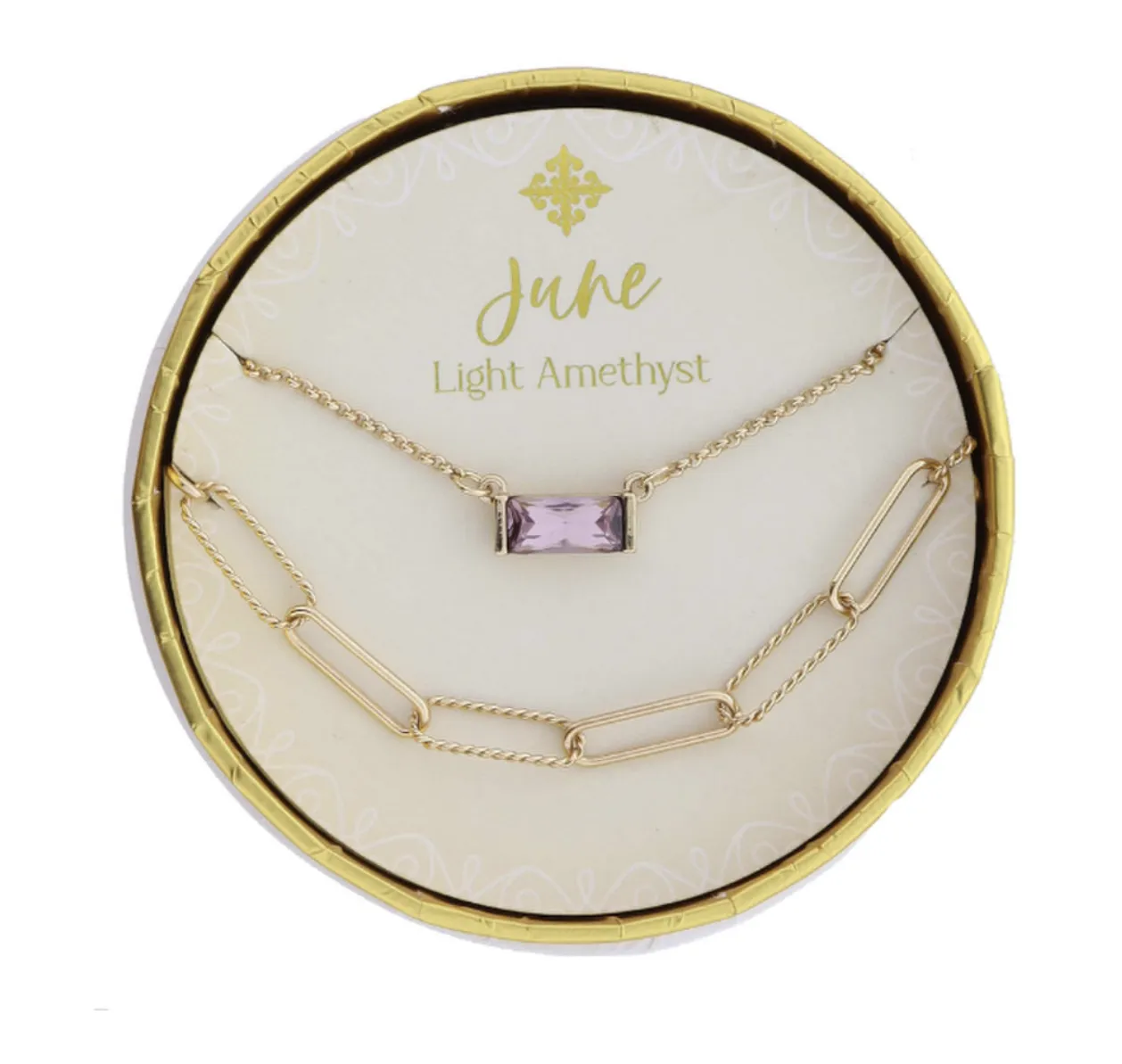Birthstone Necklace Set