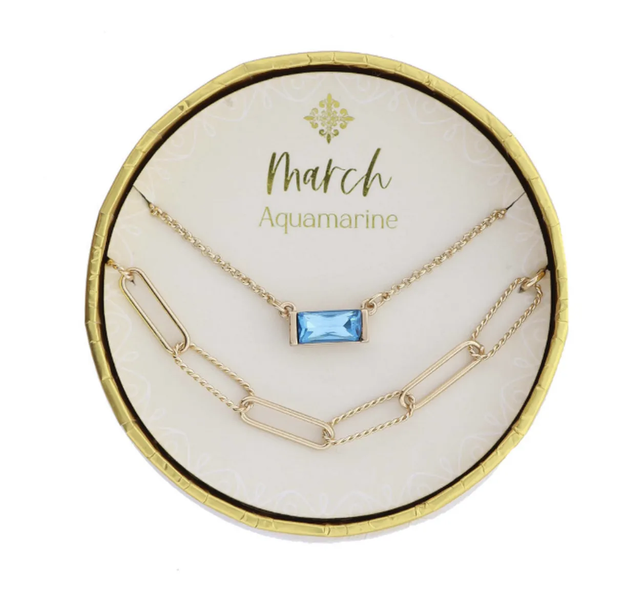 Birthstone Necklace Set
