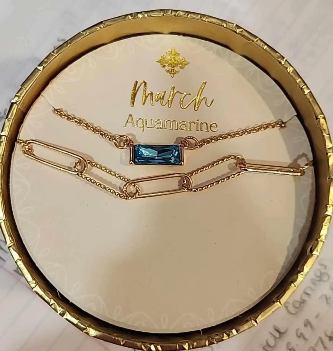 Birthstone Necklace Set