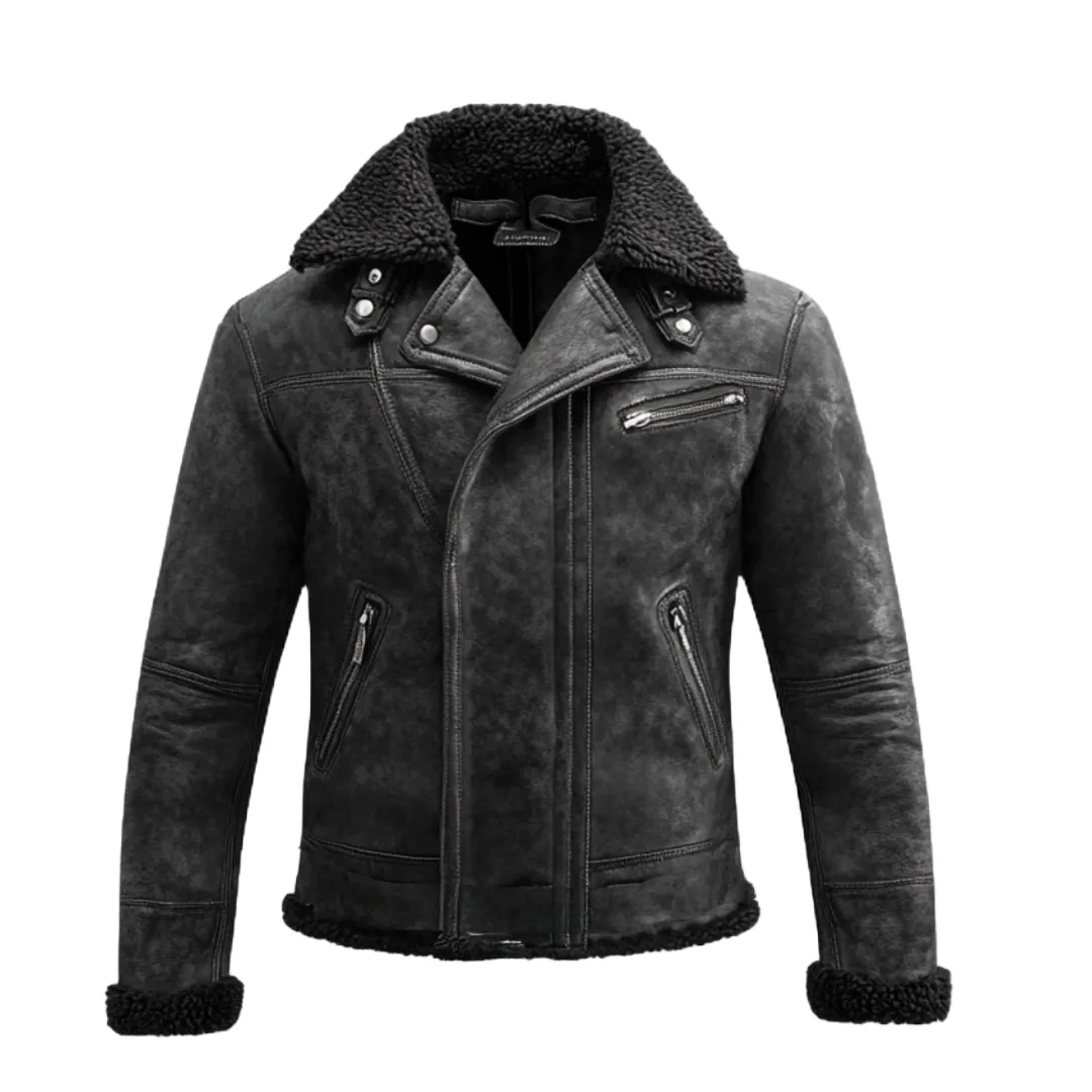 Black Shearling Jacket – Warmth and Style Combined | El Zoro