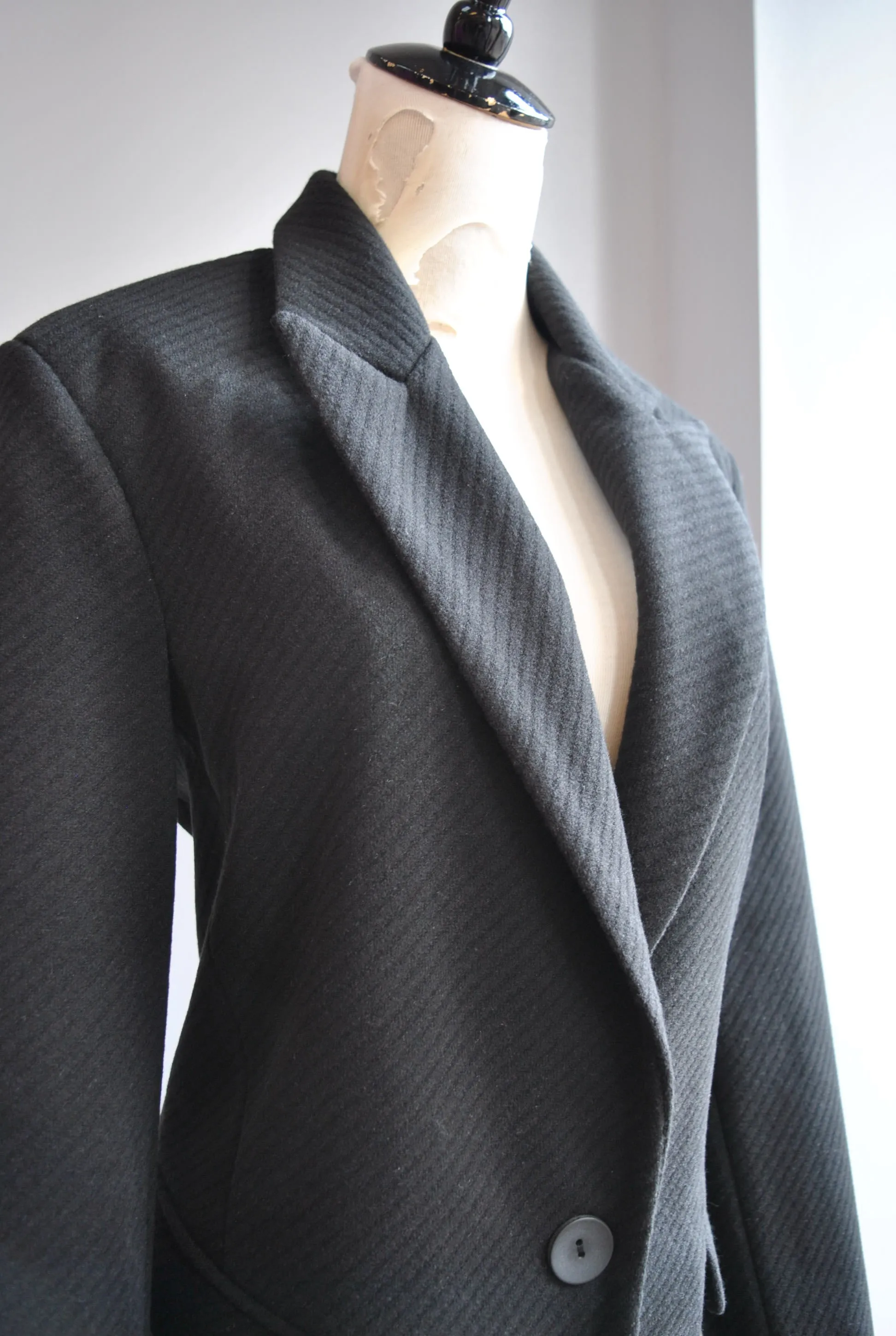 BLACK SPRING BLAZER JACKET