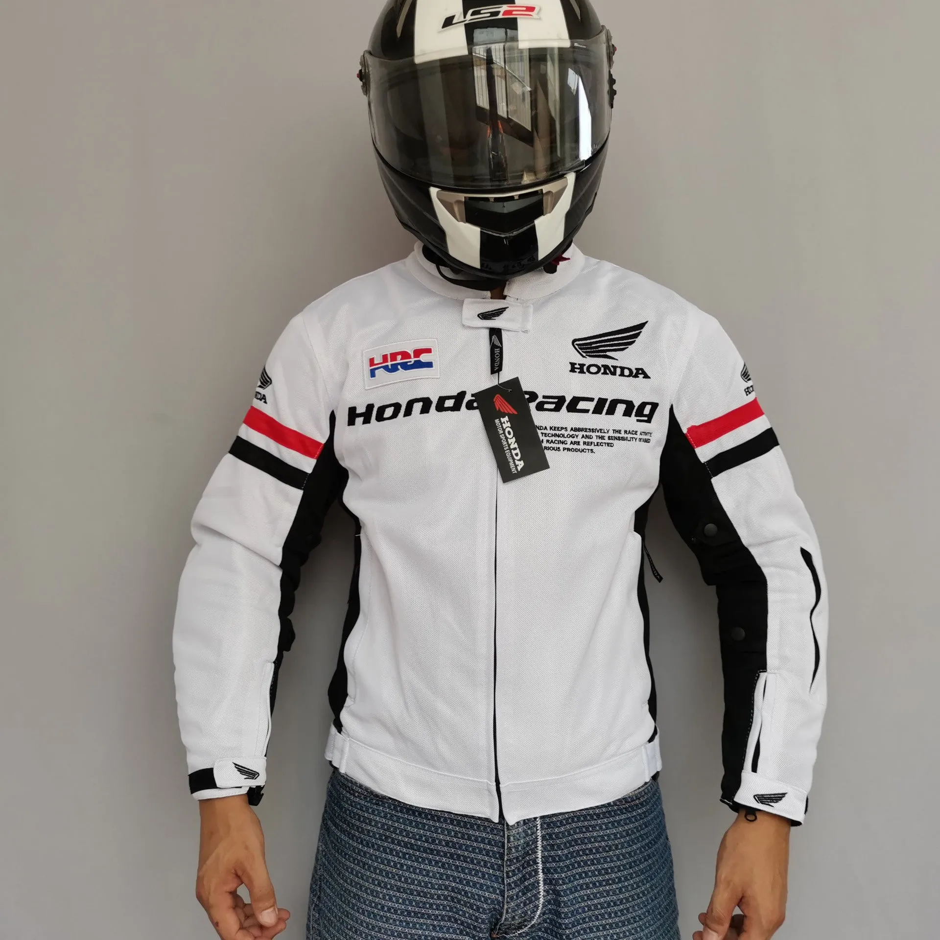 Black Varsity Jacket Racer Jacket Summer Motorcycle Cycling Clothing Men's Horse Riding Clothing Motorcycle Jacket Racing Suit