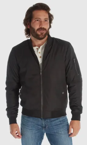 Blackout Elite Sherpa Lined Bomber Jacket (Black)