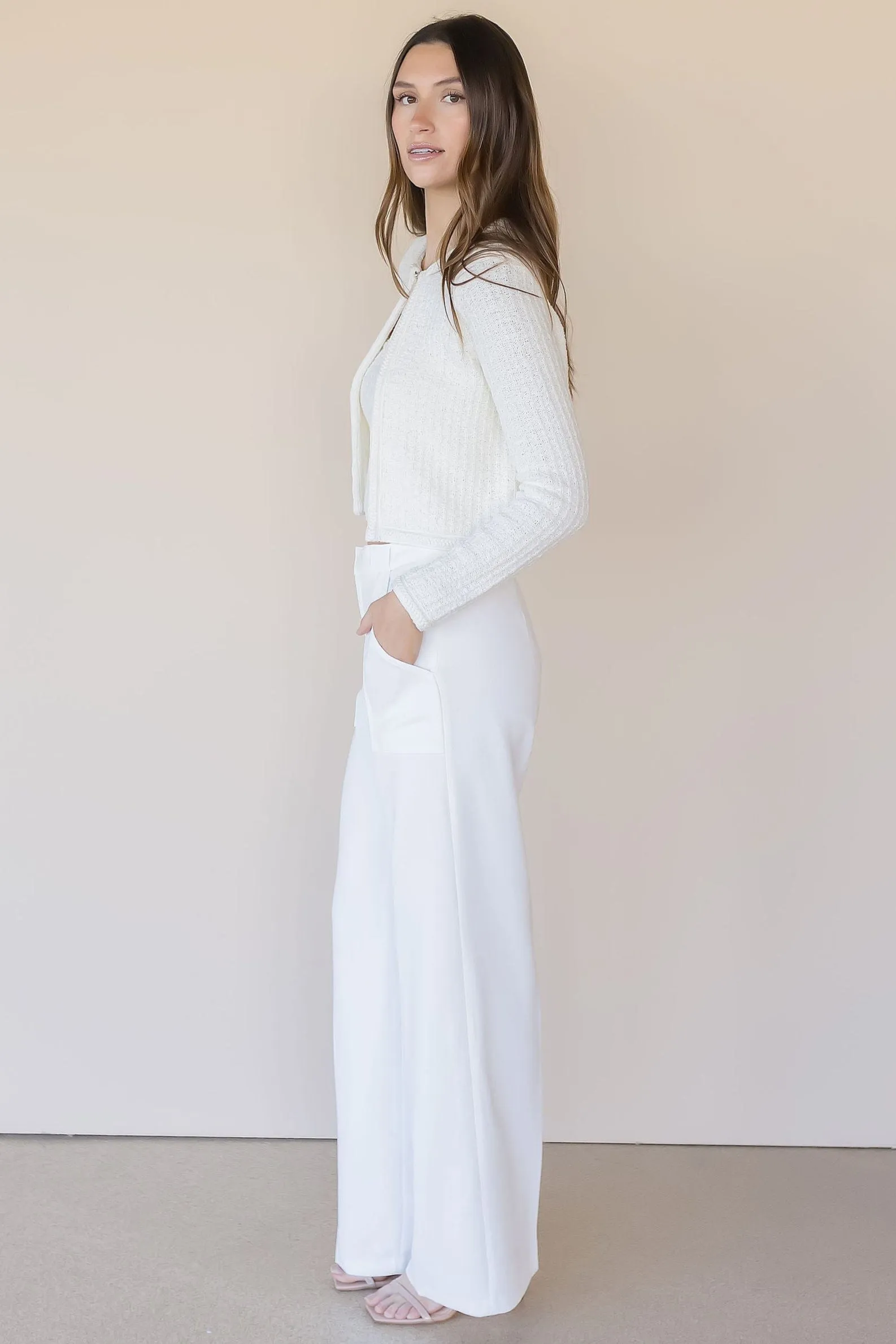 Blaise Pearl Button Cardigan
