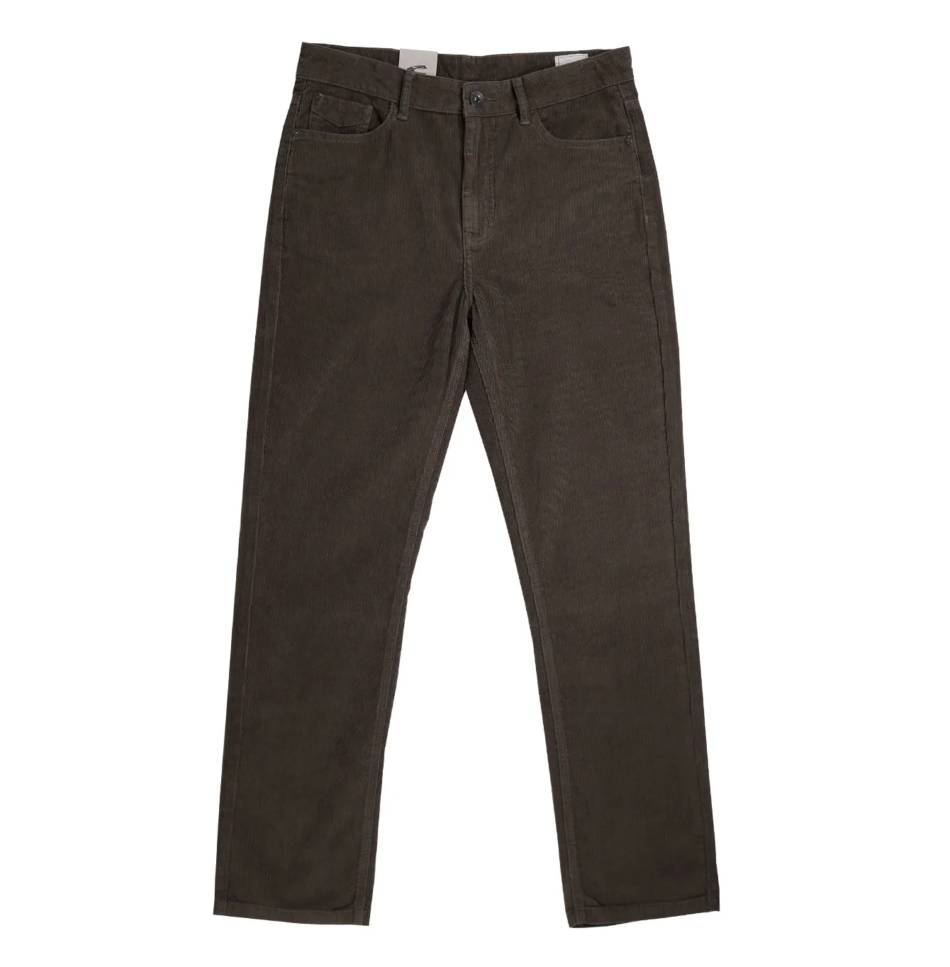 camel active Men Chino Trousers in 208 Loose Fit with 5 Pockets in Olive Corduroy 9-208SS25CDB527