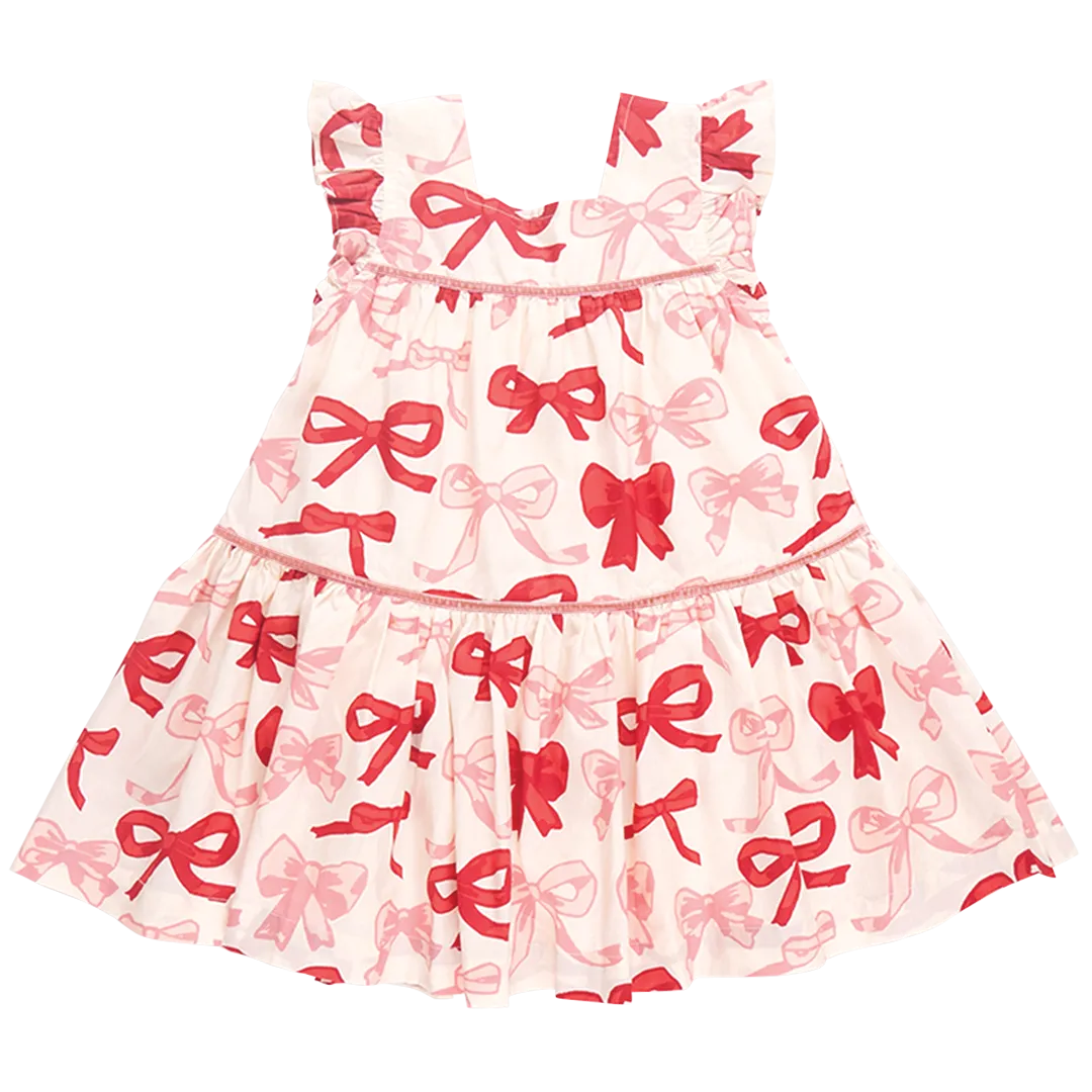 Camelia Dress Valentines Bows