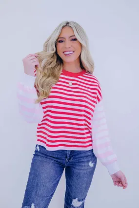 Casual Comfort Striped Combo Sweater