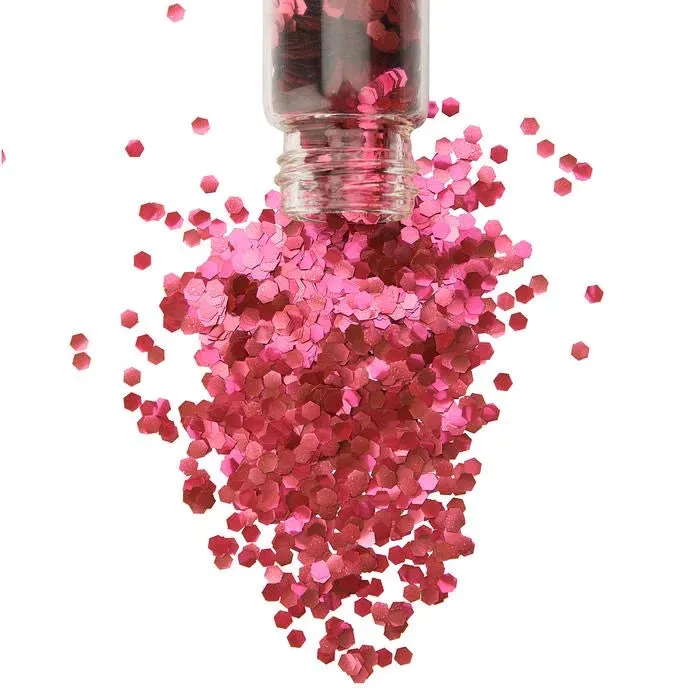 Certified Biodegradable Bio-Glitter 10g - BLUSH RED
