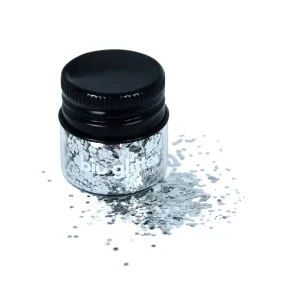 Certified Biodegradable Bio-Glitter 10g - SILVER