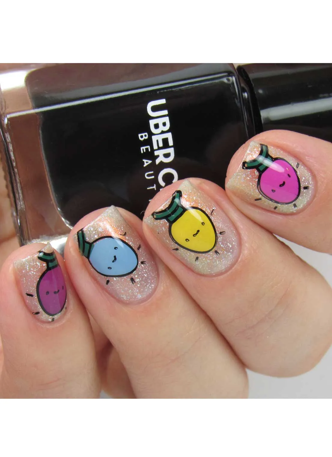 Christmas Kawaii Layers - Uber Chic Stamping Plate