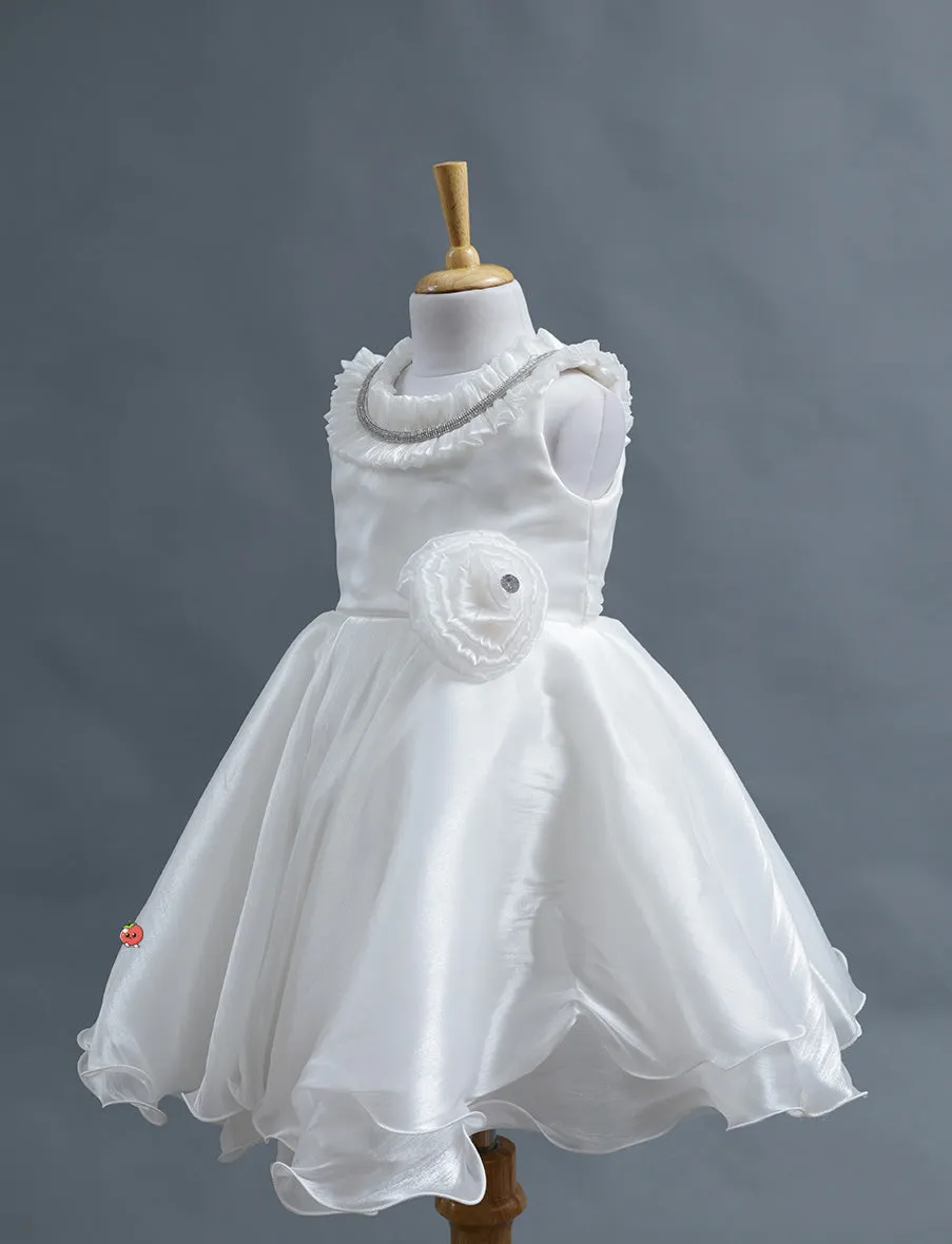 Classic and Timeless White Party Wear