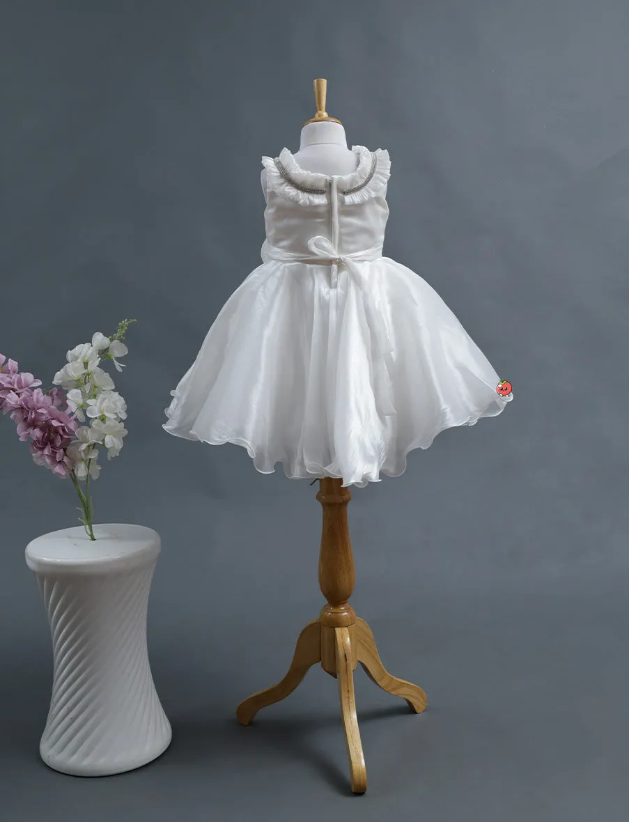 Classic and Timeless White Party Wear