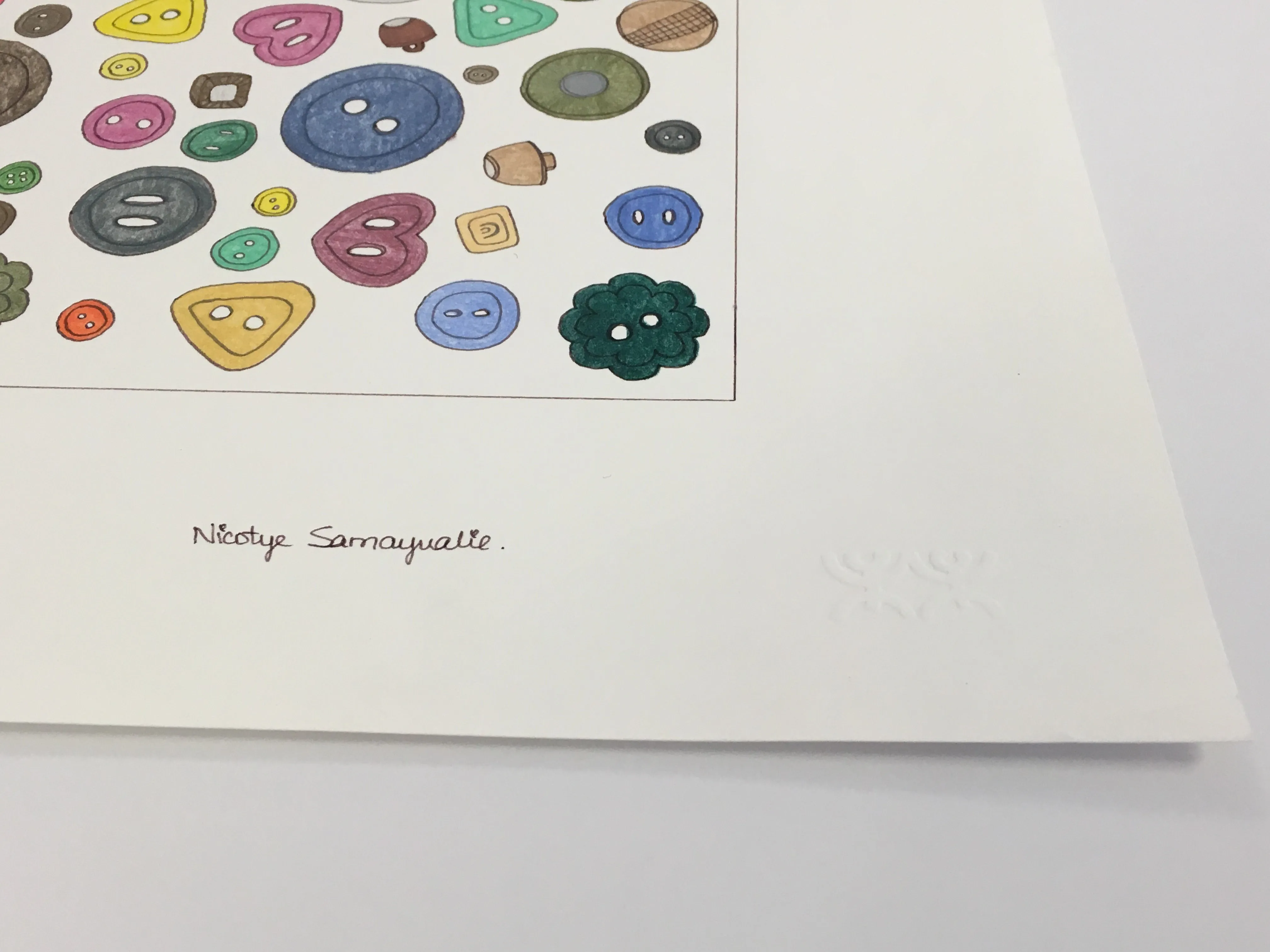 Collection of Buttons, by Nicotye Samayualie, Inuit