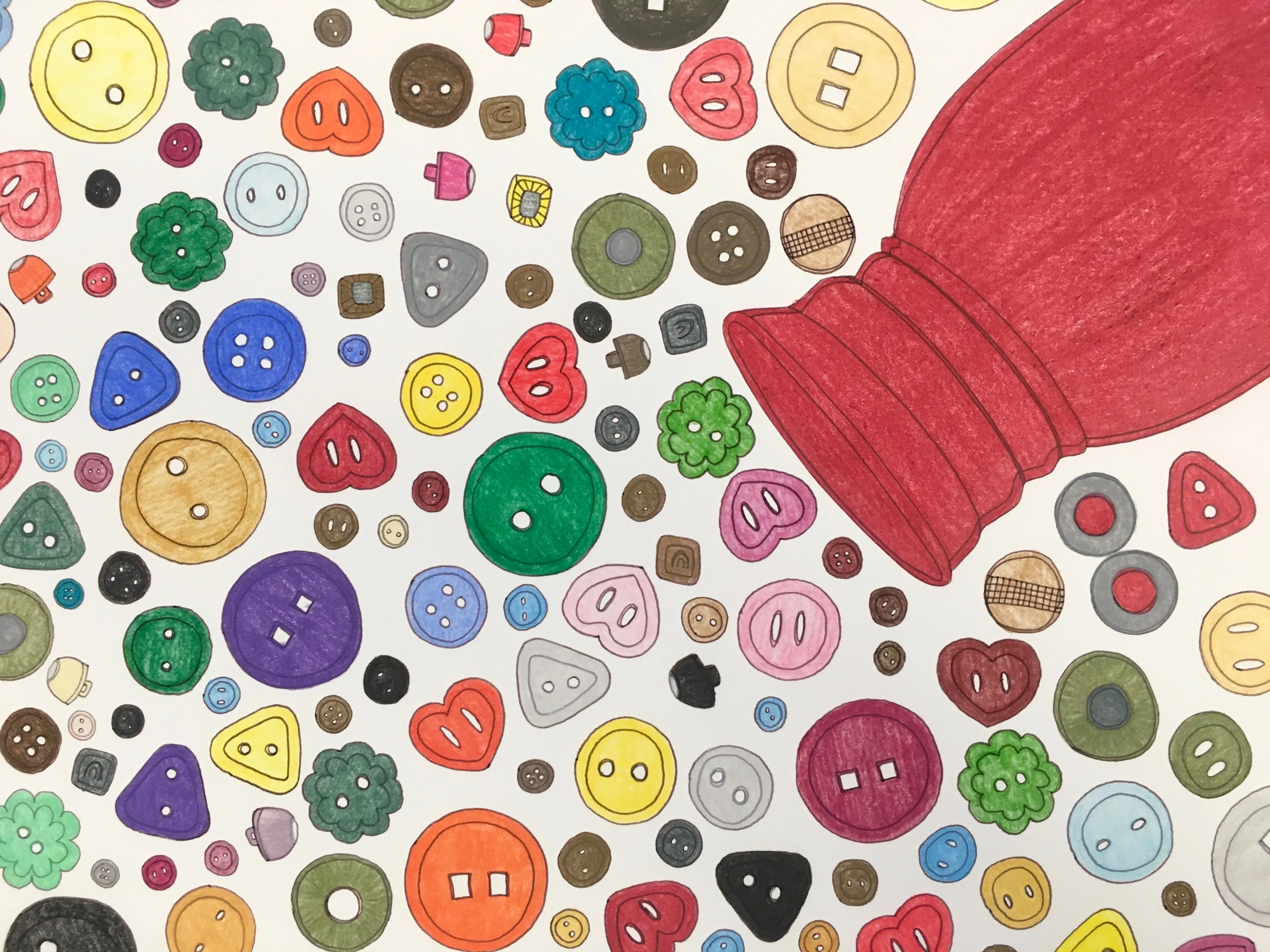 Collection of Buttons, by Nicotye Samayualie, Inuit