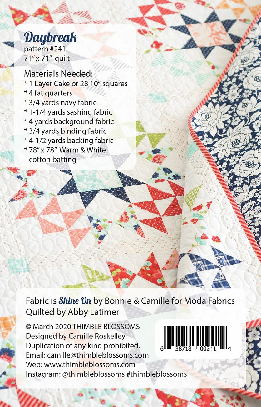 Daybreak Quilt Pattern