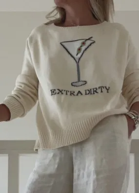 DIRTY MARTINI COCKTAIL SWEATER