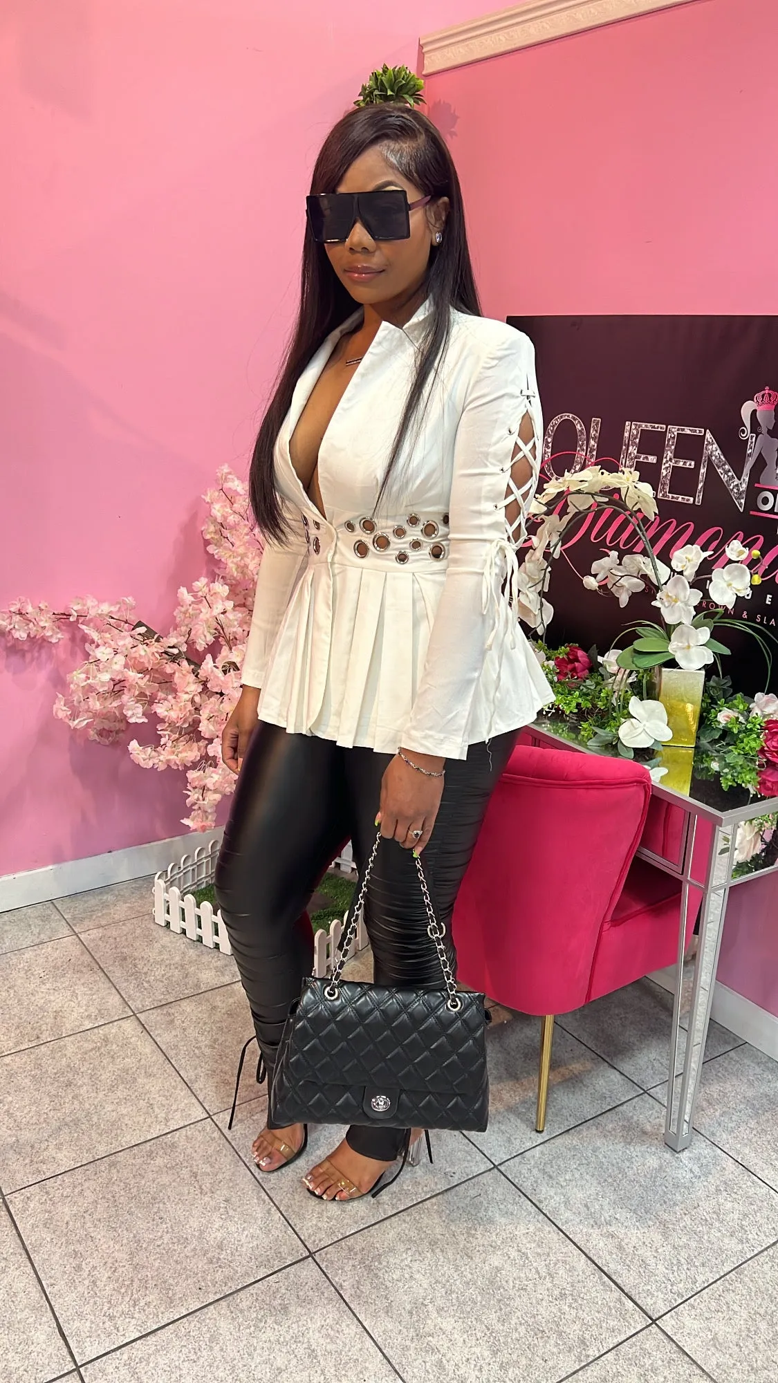 Doll Face Blazer - Off White