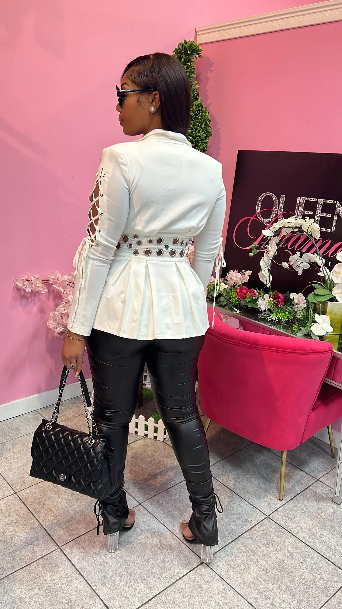Doll Face Blazer - Off White