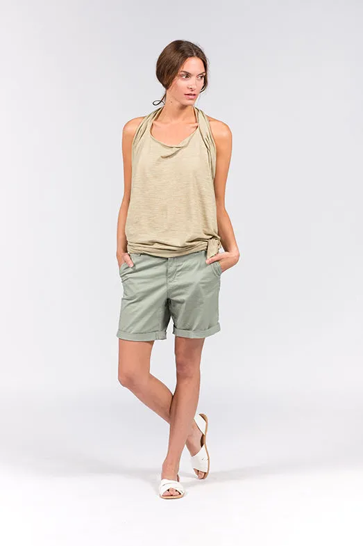 Dress QUATRO OPEN khaki