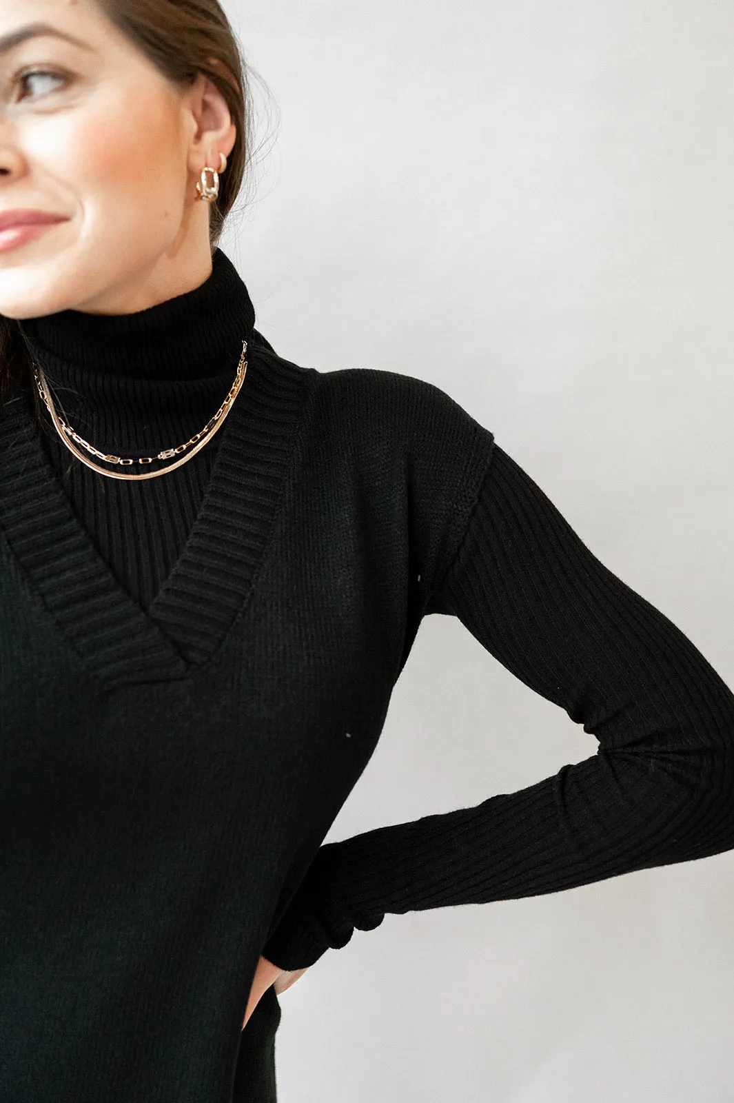 everlee vest sweater dress