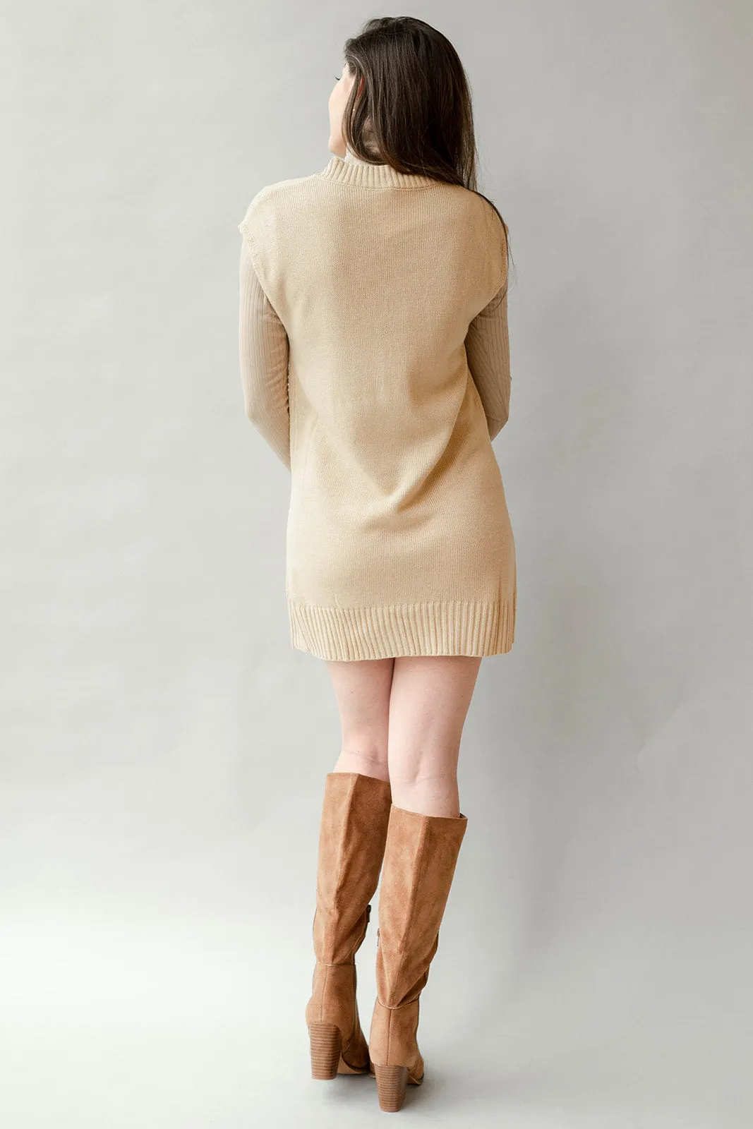 everlee vest sweater dress