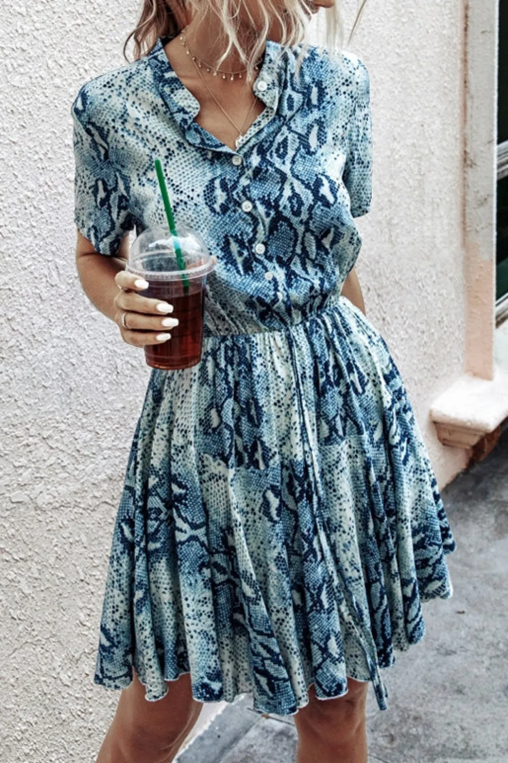 Feel All Money Leopard Dress