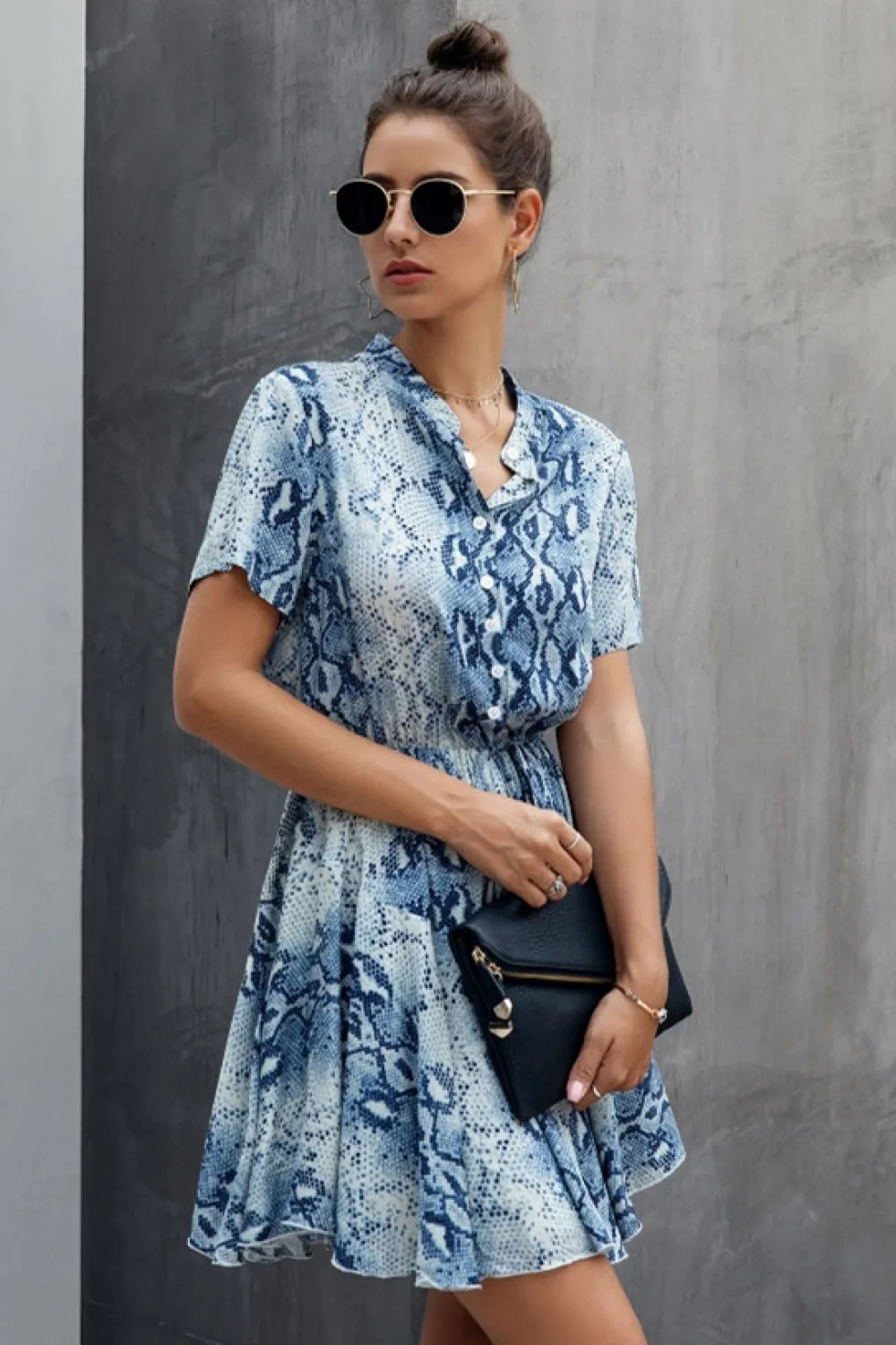 Feel All Money Leopard Dress