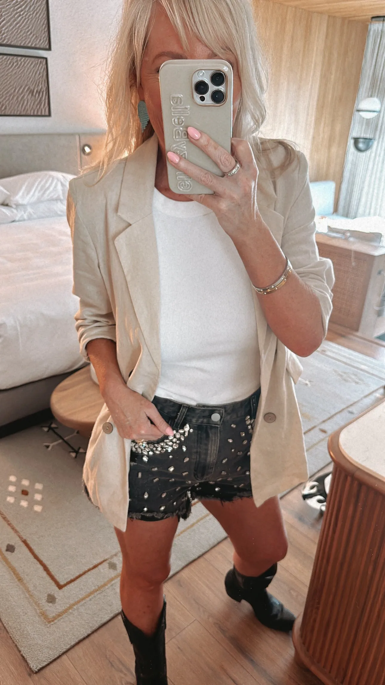 FINAL SALE!! Carli Linen Boyfriend Blazer
