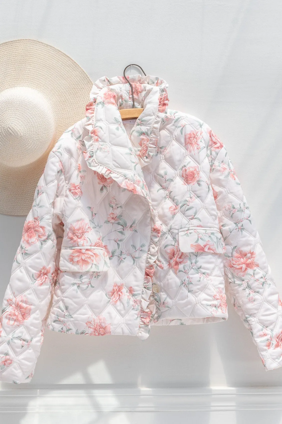 Fond Hearts Quilted Jacket