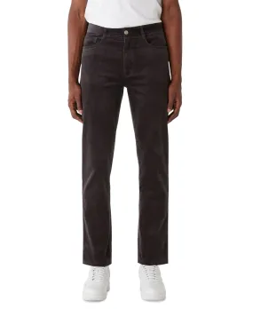 Frank And Oak Mens Slim fit Casual Corduroy Pants 30 / 32 Black Solid