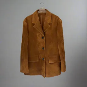 Genuine Leather Blazer
